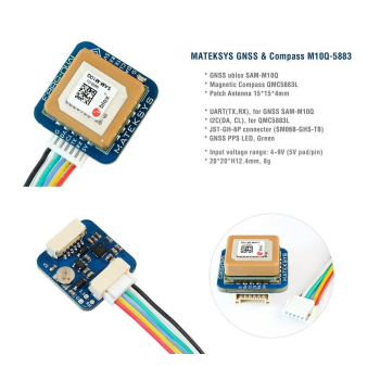 GPS Matek M10Q QMC5883 GNSS & Compass